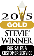 2015 Gold Stevie Winner Logo