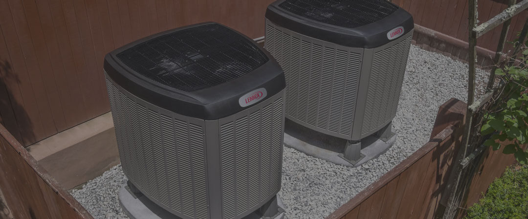 Image of two Lennox HVACs